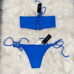 NWT Tavik Bandeau Top and Side Tie Bottom Beach Bikini size XS
